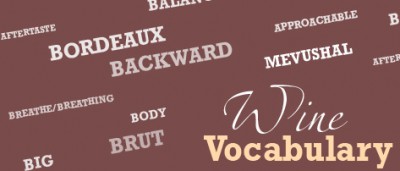 Wine Vocabulary