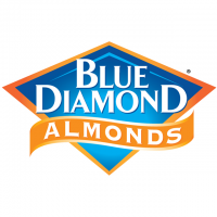 Blue Diamond Growers Logo: "Blue Diamond Almonds" In A Blue Diamond
