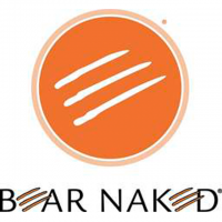 "Bear Naked" Logo With A Bear Scratch Mark