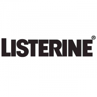 "Listerine" Logo In Black Block Letters