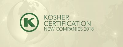 <i class='icon-OK'>OK</i> Kosher Certification – New Companies 2018