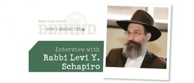 Interview with Rabbi Levi Y. Schapiro