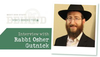 Interview with Rabbi Osher Gutnick