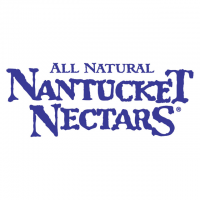 "All Natural Nantucket Nectars" Logo In Dark Blue Letters