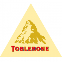 "Toblerone" Logo With A Figure Of A Bear On A Mountain Top