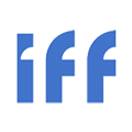 IFF Brand Logo: "IFF" Blue Letters