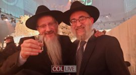 Rabbi Levy Travels to Moscow to Celebrate with Russia’s Chief Rabbi Berel Lazar